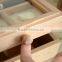 Rural style wooden sewing box