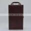 Hot sale bottle shape leather wholesale wine gift box