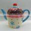 Lovely teapot/ceramic tea pot/ porcelain teapot for home decor
