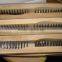 American Type Steel Wire Brush With Wooden Handle,4rows x 12lines