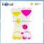 Liquid oil hourglass promotional gift items for students Magic Water Timers