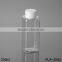 250ml pet bottle silver aluminum cap square clear water plastic bottle cosmetic packaging factory price wholesale