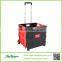 Plastic Folding Utility Cart/Lightweight Mobile Shopping Trolley
