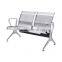 Public Place Cheap Stainless Steel 3-Seater Waiting Chair