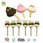 disposable wood printed stick for lollipop