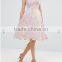 Newest Clothes Oem Bardot Neck Off-shoulder Pretty Princess Dress Midi Prom Queen Dress
