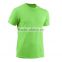 Quick dry wick Mens Rounded Hem Sports Polyester T Shirt