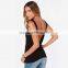 Cotton Crop Top Tank Top2014 new arrive women different size for choice & short front long back printed