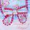 sky blue flower girl dress child clothes