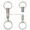 EDC Outdoor Camping Equipment Detachable Pull Apart Quick Release Keychain