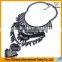 Unique Fashion Design Beautiful Lotus Flower Pendant Necklace Sliver Plated