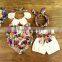 Wholesale frock design floral girls romper baby clothes newborn M6090603