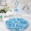 plastic drying hanger with clips plastic clothes hanger