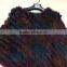 SJ787 Colored Wool Crochet Women Winter Poncho Free Size