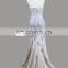 Real Photo Sleeveless Slit Chiffon Heavy Beaded Luxurious Long African Evening Dresses