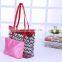 Large Capacity Candy Color Korean Clear PVC Beach Tote Bag