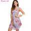 2017 Fashion Boho Casual Printed Dress Sexy Beach Women Dress