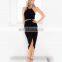 Dress online shopping Women Twist And Wrap dress in black