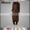 Muslim Women Batwing Like Long Tunic Top Moroccan Tunic Knitted Fabric Abaya Dress With Belt