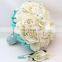 bulk DIY bling birthday/ bridal shower/wedding cake vase decorations silver diamond rhinestone ribbon wedding decoration
