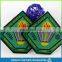 die-cut shape high quality school woven badge woven patch for kids personal woven badge for cloth
