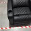 Black leather power recliner single chair,home theater seating with cupholder