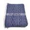 Customizable Solid Cotton and Polyester Berber Fleece Knitting Blanket
