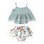 2020 Baby Girl Sets Camisole and Shorts Printing Children's Clothing Wholesale