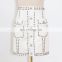 TWOTWINSTYLE Pu Leather White Patchwork Beading Women's Skirts High Waist 2020