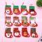 Christmas sock gift bag small candy ornament gift bag christmas snowman deer old man socks pendant