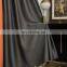 Wholesale Double Sided Hemp Thick Patchwork Shading Heat Insulation Fabric Hotel Bedroom Living Room Finished Blackout Curtain