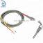 L type MI thermocouple with metal braided wire