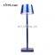 Adjustable Brightness Bedroom Table lamp Aluminium USB Rechargeable Battery LED Cordless Restaurant Modern table Light Lamps