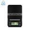 Low Price 3Kg Aaabattery Timer Kitchen Weighing Scales Digital Weight Coffee Electronic Scale For Coffee