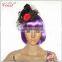 Wholesale Mini Top Hats Hairband Wedding Bridal With Feather And Flower