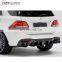 GLE63 diffuser fit for GLE-class W166 GLE63 B-style PP diffuser with exhaust tips GLE63 750 diffuser