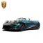 Topcar Style Body Kit Front Bonnet For Mclaren 720S Rear Diffuser Side Skirts Spoilers Wing