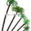 Hot sale ho scale coconut artificial plastic model tree