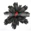 HY EN 388 13 gauge nylon black pu coated safety protective black pu coated work pu gloves