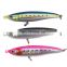 14cm 55g 3 colors High Simulation  eyes Saltwater Fish Baits with Treble Hooks Sinking Pencil Bait Fishing