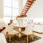hot dipped galvanized carbon steel new design stair decorative stairs indoor straight staircase
