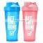 2021 ready to ship 600ml glitter sports eco friendly leak proof Fashionable Colorful protein sublimation shaker bottle