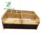 Bamboo Multi-Function Desktop Organizer; Store stationary items like notepads, file folders, paperclips, business cards, pens, &
