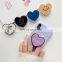 Customised LOGO Heart-shaped Mobile Holder Custom Logo With Epoxy Resin Phone Grip Cell Phone Stand For Phone Sockets