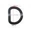 Black Silver Gold 1 Inch Custom Leather Handbag D-Ring Shape Metal D Ring Buckle For handbags Belt