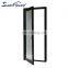 Superhouse Used Exterior French Doors Florida Hurricane Proof High Impact Resistant Aluminium Door With Laminated Safety Glass