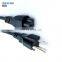 China OEM service 3 pin electric plug American power cable three-pin plug laptop power cord