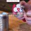 Manual Can Opener with Lid Lifter Magnet, Red