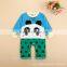 wholesale fairy cartoon toddlers baby romper climbing clothes print animal bear dogs lions rabbits & pandas AG-LA0021