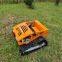 remote control hillside mower, China tracked robot mower price, radio control lawn mower for sale